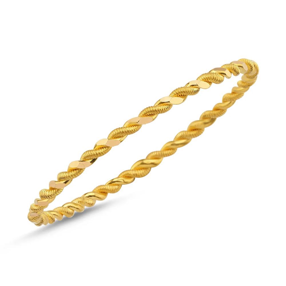 22 Ayar İkili Burma Altın Bilezik 40 Gr