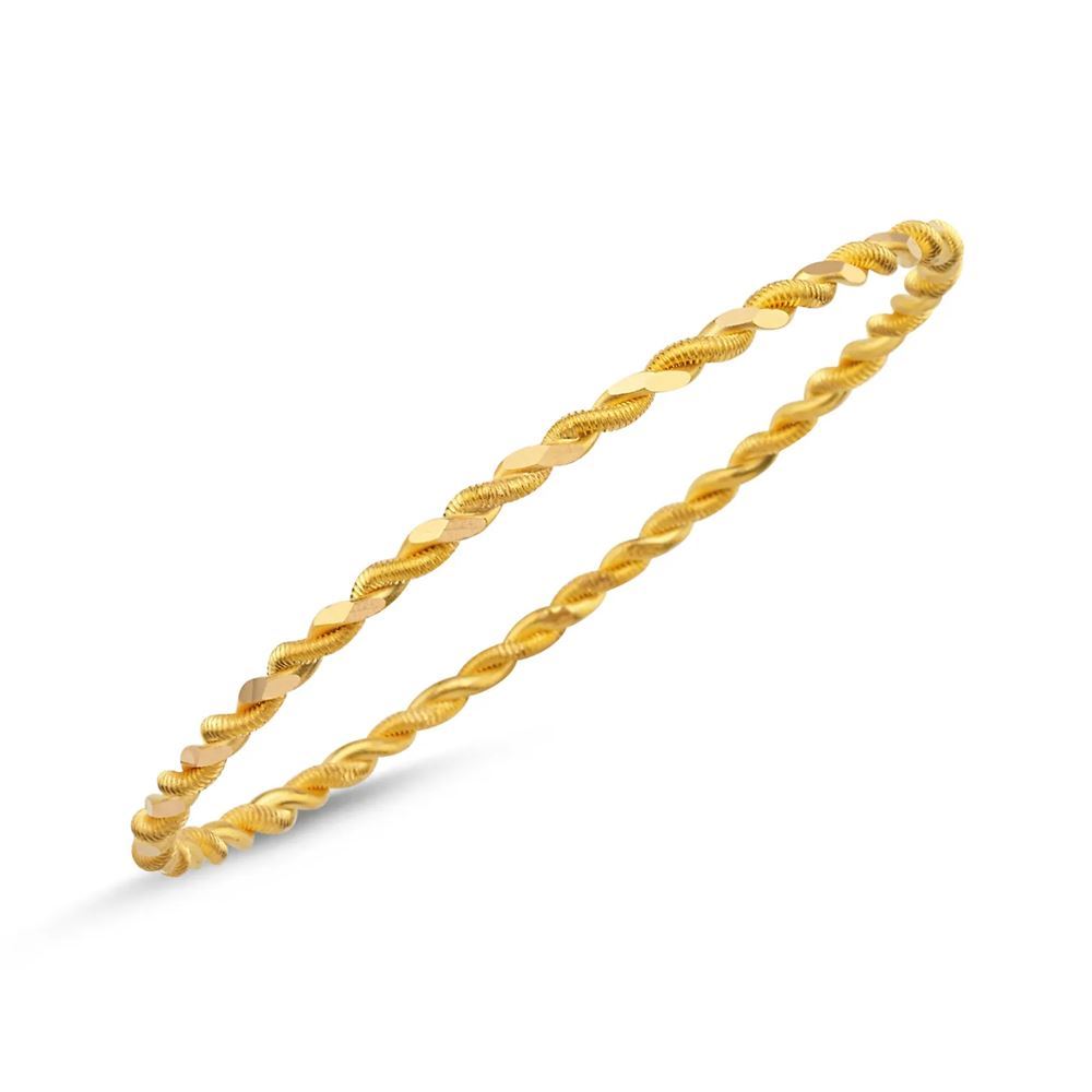 22 Ayar İkili Burma Altın Bilezik 15 Gr